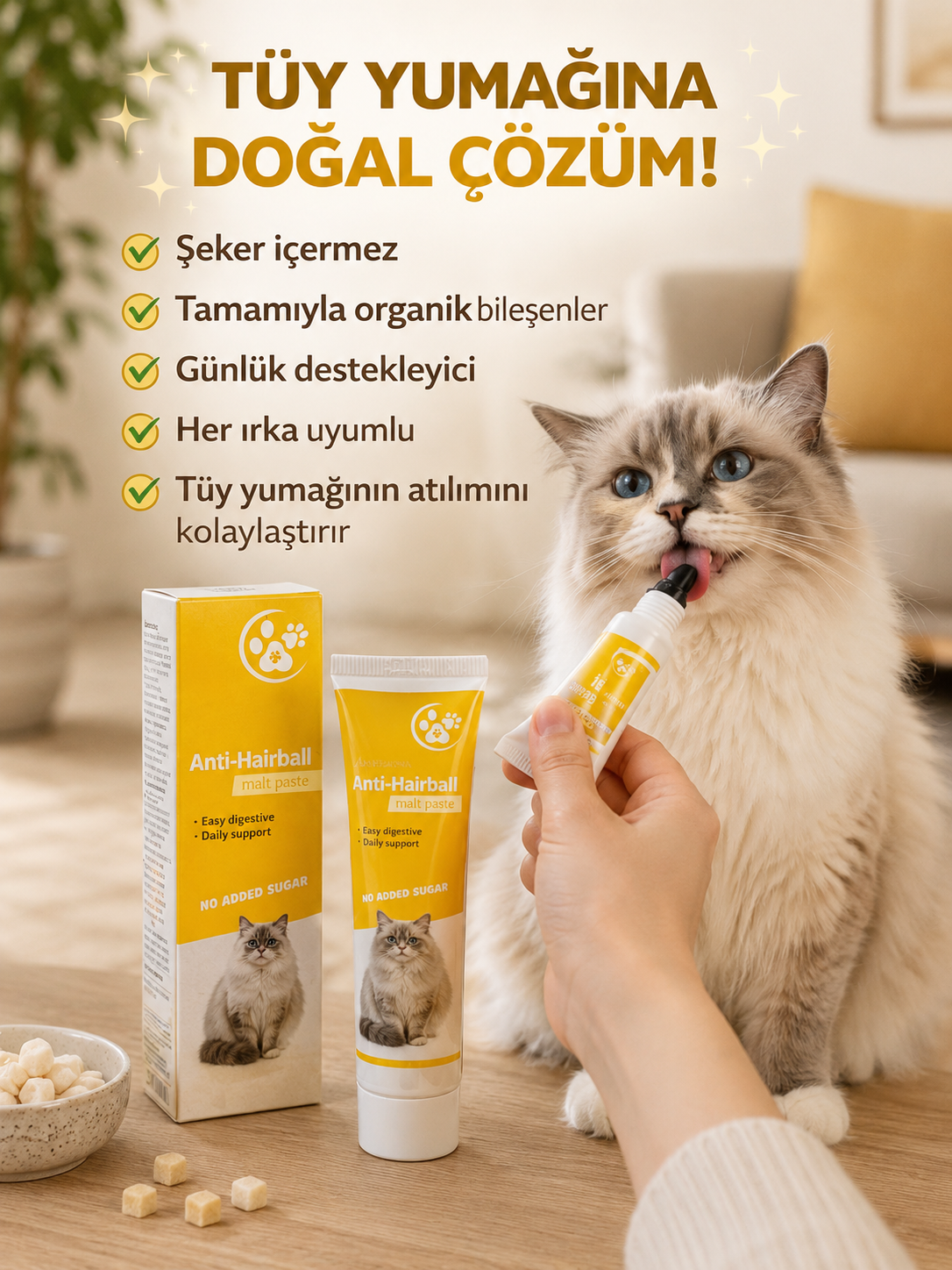 LaPharma Malt Kedi Pastası Anti-hairball - Görsel 2
